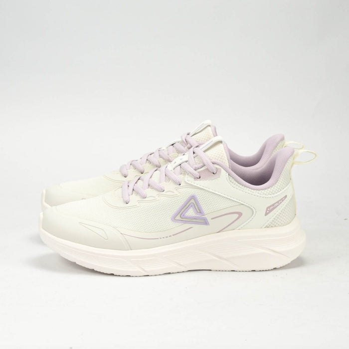 PEAK TRAINING RUNNING SHOES - WHITE/PURPLE