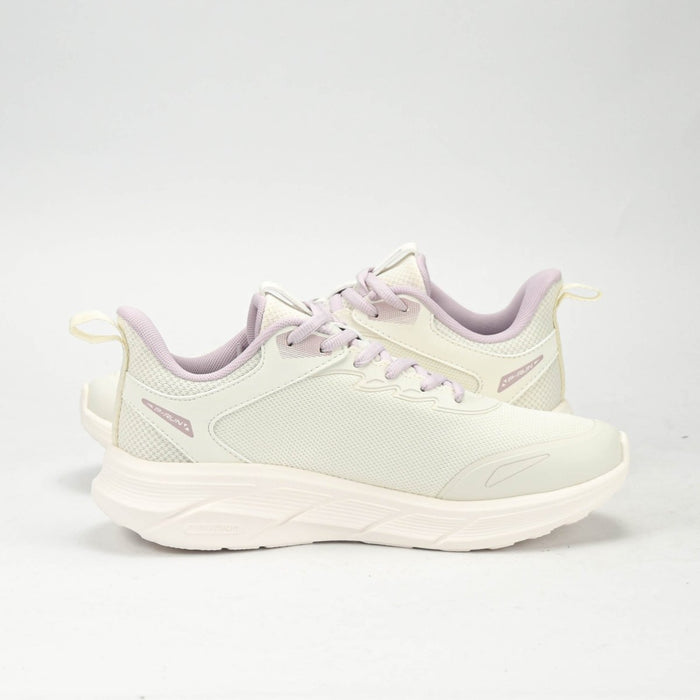PEAK TRAINING RUNNING SHOES - WHITE/PURPLE