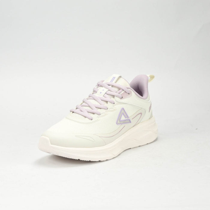PEAK TRAINING RUNNING SHOES - WHITE/PURPLE