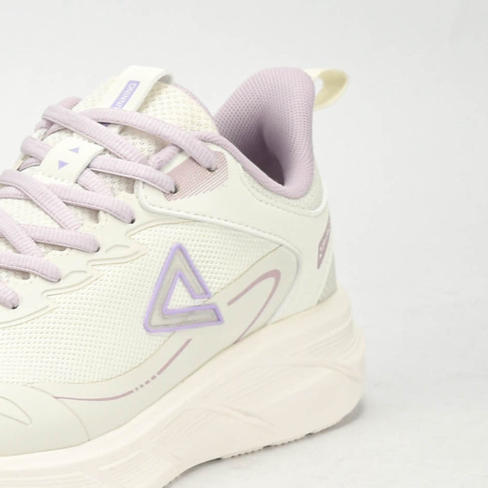 PEAK TRAINING RUNNING SHOES - WHITE/PURPLE