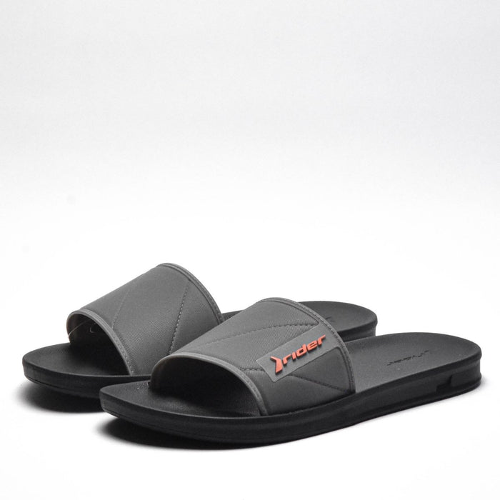 RIDER STREET SLIDE AD BLACK/GREY/ORANGE