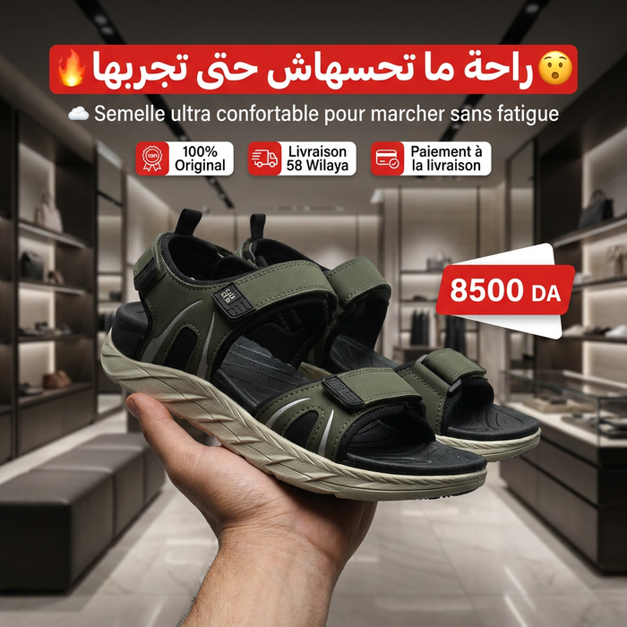 Puca Sandales Fangs Olive
